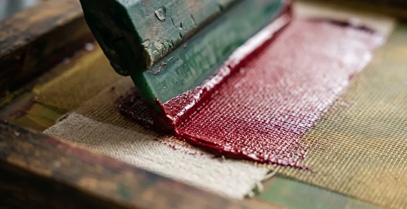 DIY screen printing setup for independent band merchandise production